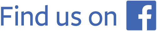 Find us on Facebook Logo